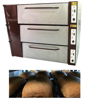 Высокопроизводительная хлебопекарная печь ПХЭ-350-3